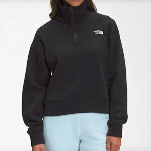 [rare] NF0A5JB2 The North Face Simple Logo Cotton 1/4 Zip Pullover XL